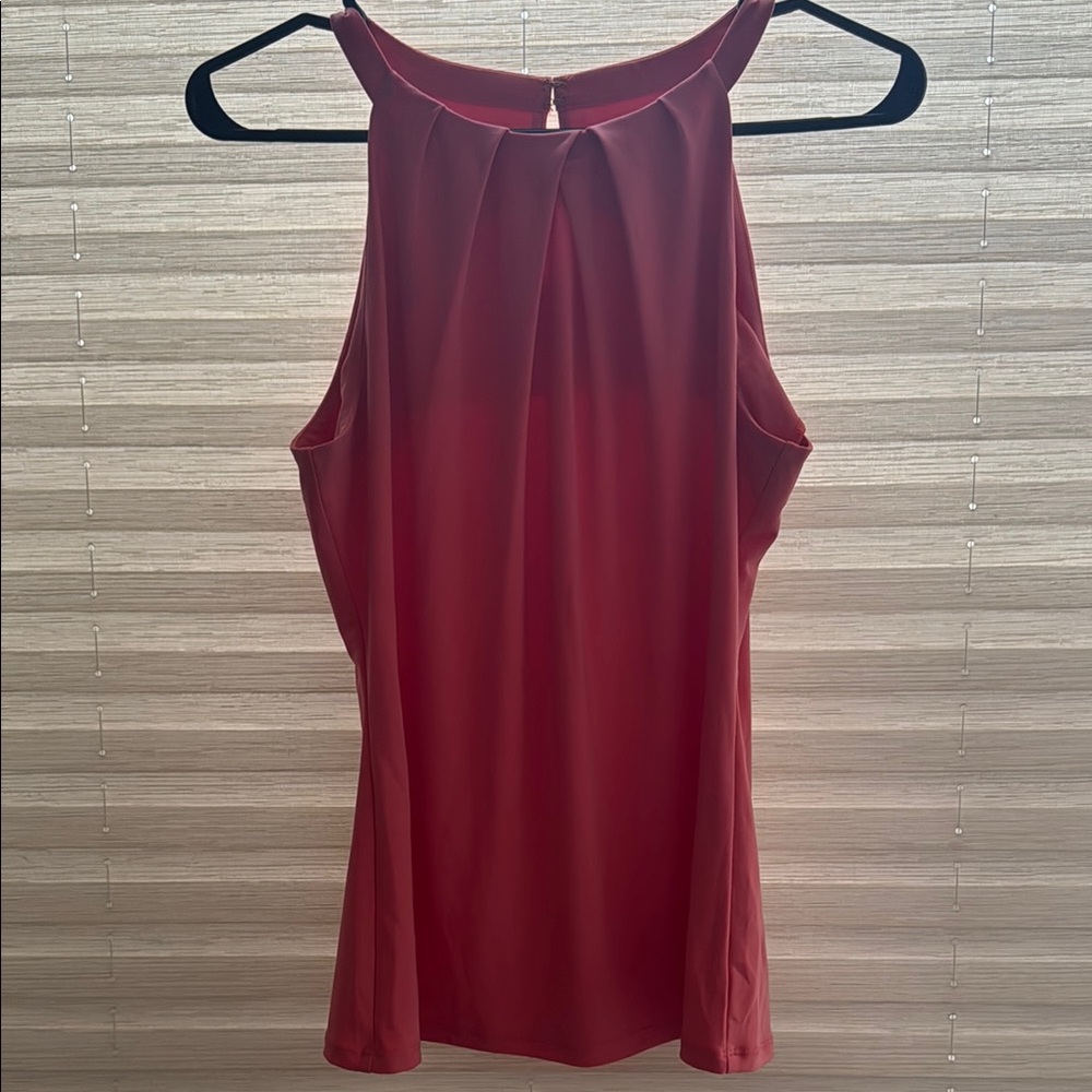 White House Black Market Red Sleeveless Tank Top